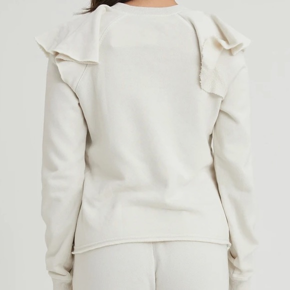SomethingNavy Meghan Ruffle Sweatshirt - Picture 6 of 6